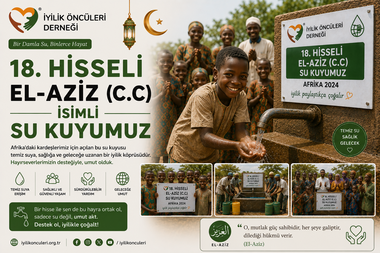 18. Hisseli EL-AZİZ (c.c) isimli su kuyumuz